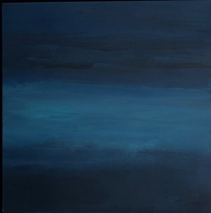 Blue Seas — abstract painting by Olle